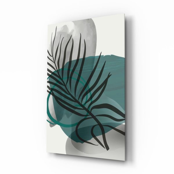 Autumn Green Glass Wall Art | Bed Sava