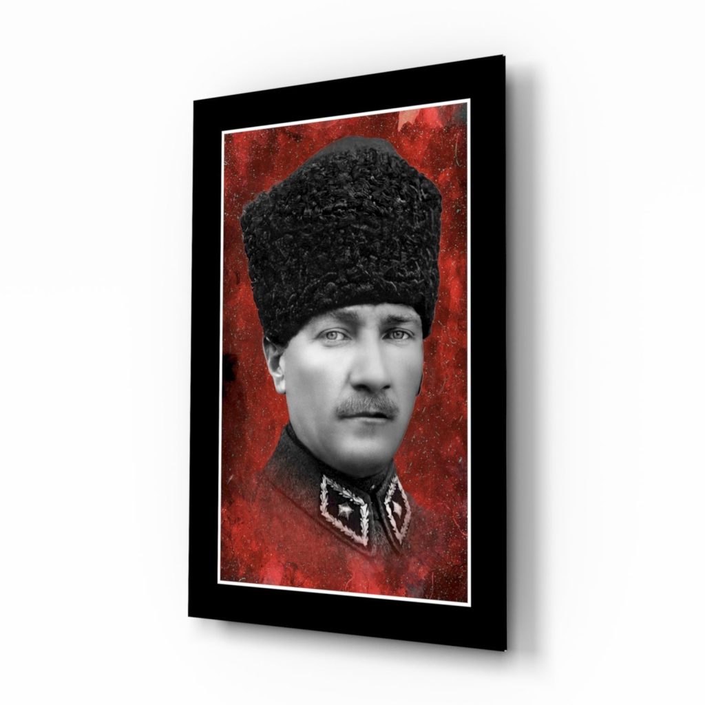 AtatÃ¼rk Glass Wall Art