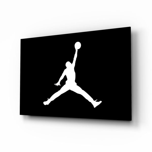 Air Jordan Glass Wall Art | Bed Sava