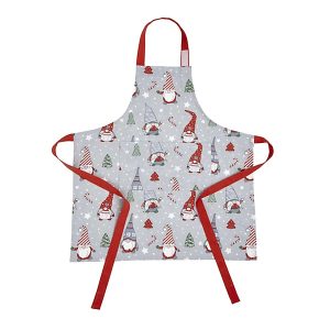 Catherine Lansfield Christmas Gnomes Cotton Adult Kitchen Apron | Bed Sava