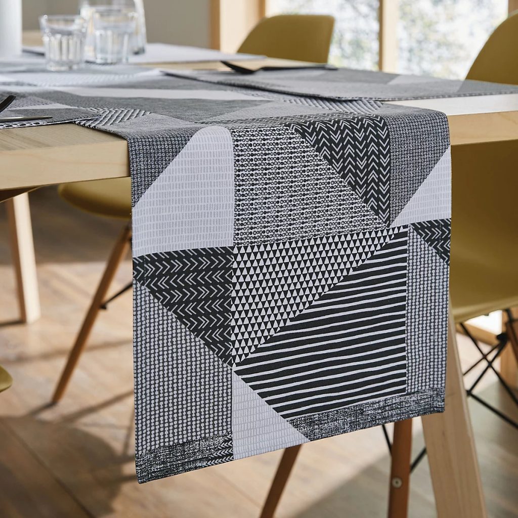 Catherine Lansfield Larsson Geo Cotton Dining Table Runner