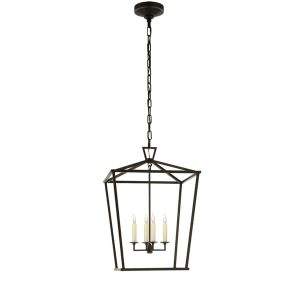 Darlana Pendant Aged Iron Lantern Medium  Andrew Martin | Bed Sava