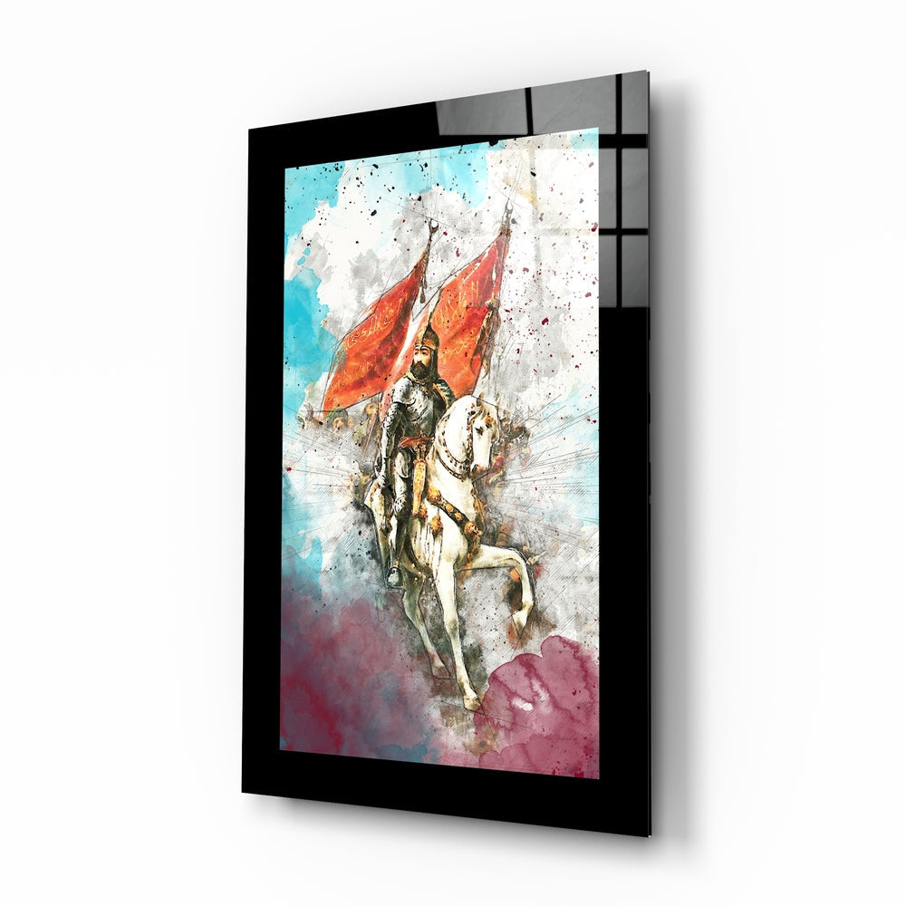 The Conqueror Glass Wall Art