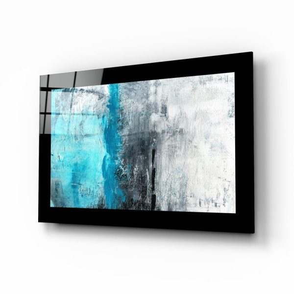 Blue and Blue Glass Wall Art | Bed Sava