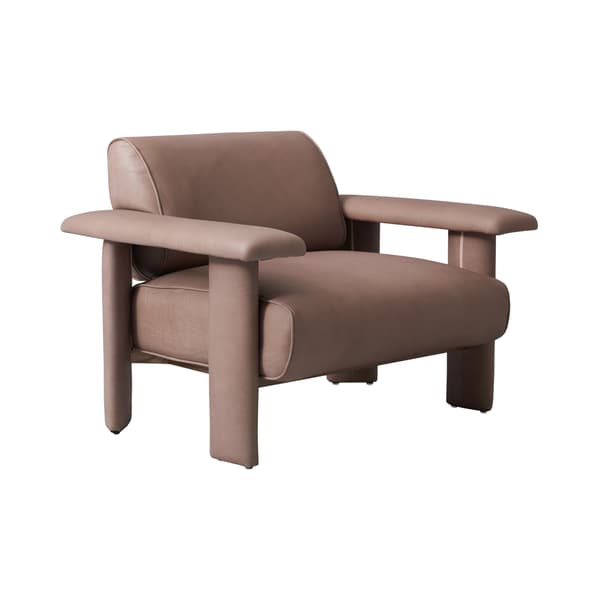 Niro Chair, Armchair, Bronze/Brown - Andrew Martin Leather