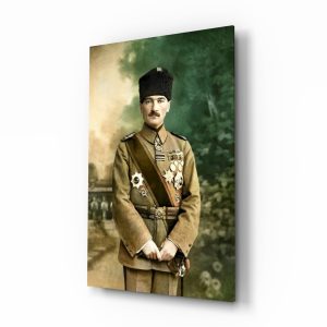 AtatÃ¼rk Glass Wall Art || Designer Collection | Bed Sava