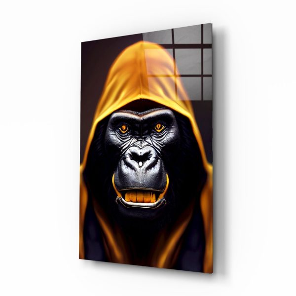 Angry Smile Glass Wall Art || Designer Collection | Bed Sava
