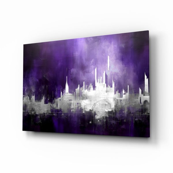 City Silhouette Glass Wall Art || Designer Collection | Bed Sava