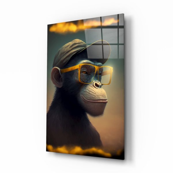 Wise Monkey Glass Wall Art || Designers Collection | Bed Sava