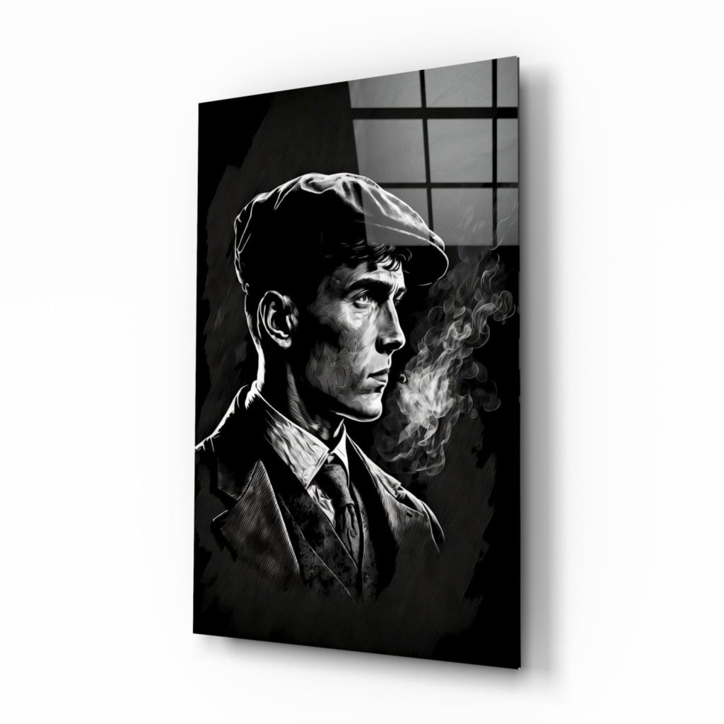 Thomas Shelby - Peaky Blinders Glass Wall Art || Designer Collection