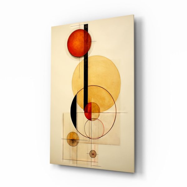 Circles Glass Wall Art|| Designers Collection | Bed Sava