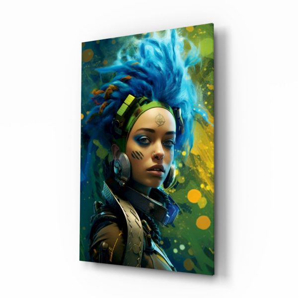 Cyberpunk Glass Wall Art || Designer Collection | Bed Sava