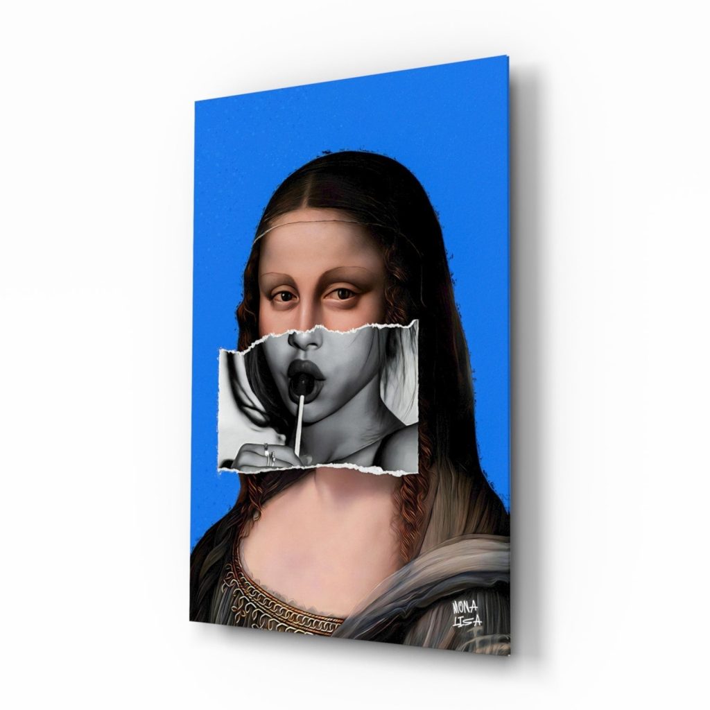 Contemporary Lisa Glass Wall Art || Designer Collection