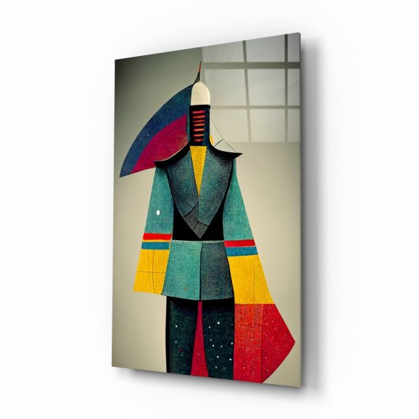 Colored Man Glass Art || Designers Collection | Bed Sava