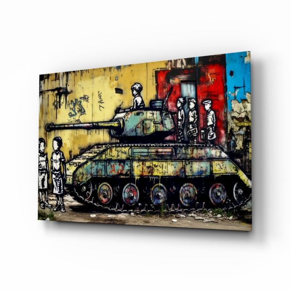 Children of War Glass Wall Art || Designer Collection | Bed Sava