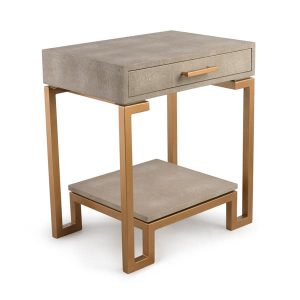 Flex Side Table Cream Side Table Cream  Andrew Martin | Bed Sava