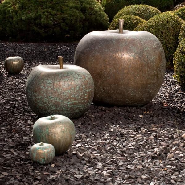 Apple  Cast Bronze 20Cm X 16Cm Accessory 20cm x 16cm  Andrew Martin | Bed Sava