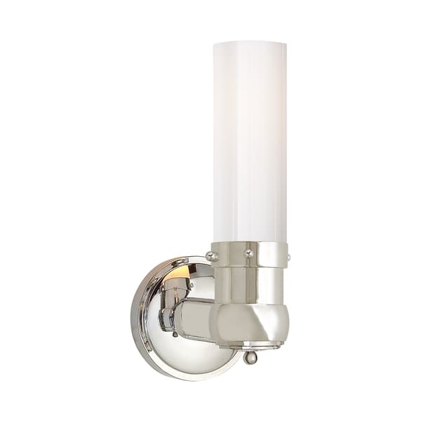 Graydon Single Wall Light Nickel, Light, Polished Nickel - Andrew Martin