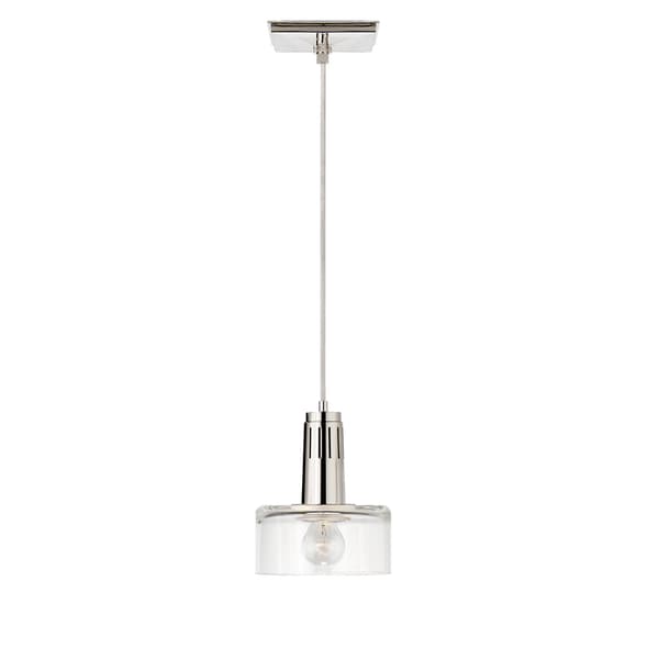 Iris Pendant Nickel, Pendant Light, Polished Nickel - Andrew Martin