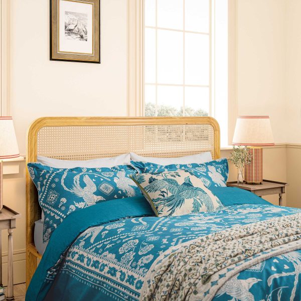 Joules Hidcote Birds Floral Single Duvet Cover SET Blue | Bed Sava