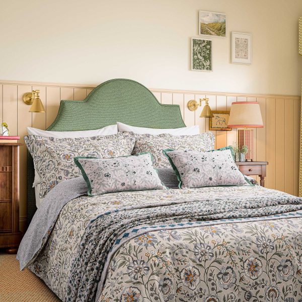 Joules Provence Floral Kingsize Duvet Cover SET CremeMulti | Bed Sava