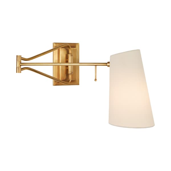 Keil, Light, Hand-Rubbed Antique Brass - Andrew Martin