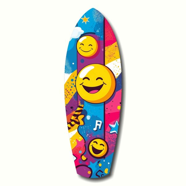Smiley Glass Wall Art | Bed Sava