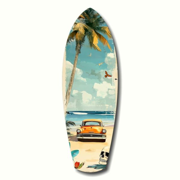 Timeless by the Sea V4 Glass Wall Art | Bed Sava