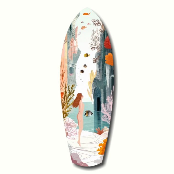 Utopic Seashore Glass Wall Art | Bed Sava