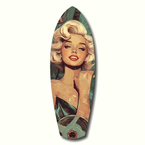 Marilyn Monroe V1 Glass Wall Art | Bed Sava