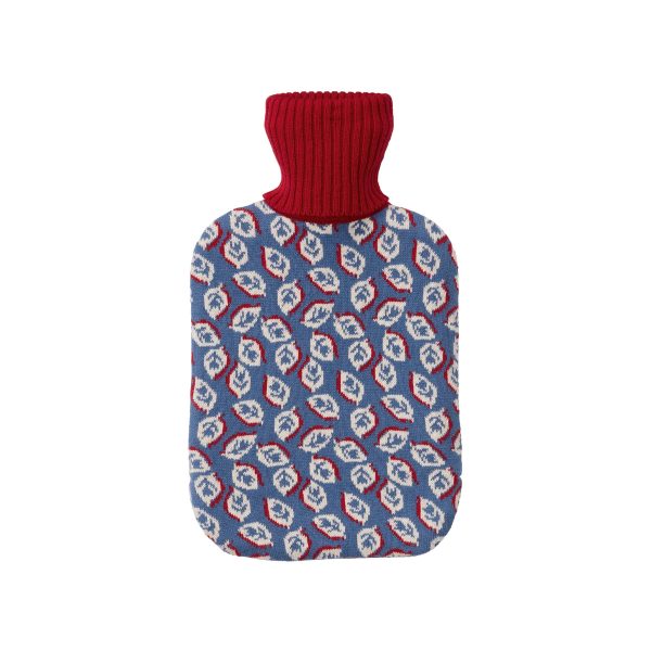 Land  Shore Seedling Hot Water Bottle Cover BlueRed | Bed Sava