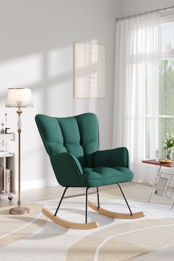 Classic Tufted Rocking Chair | Bed Sava