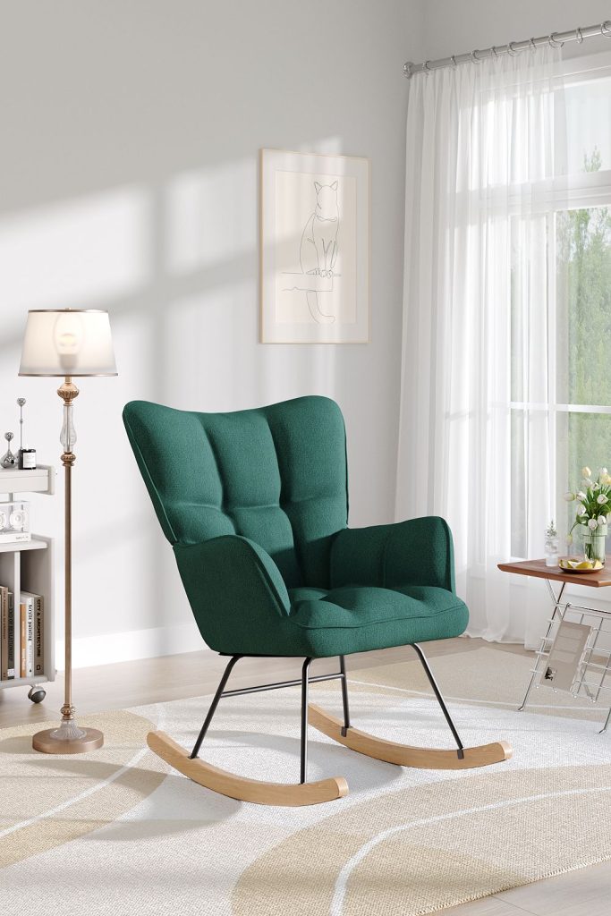 Classic Tufted Rocking Chair