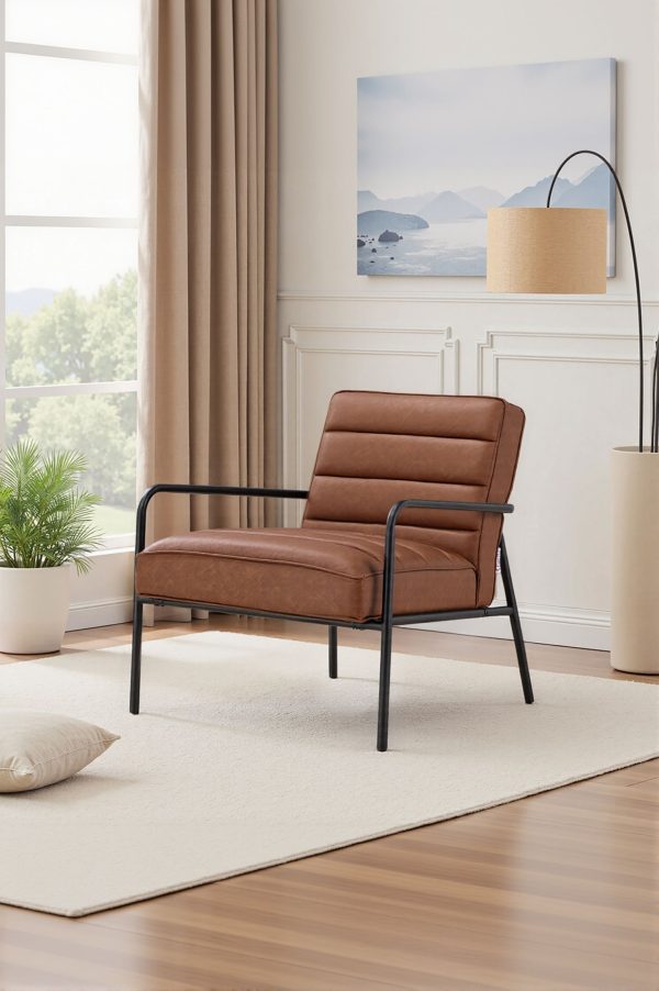 Luxury PU Leather Lounge Chair | Bed Sava