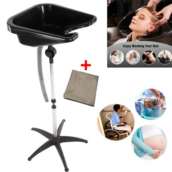Portable Salon Mobile Hairdressing Washing Hair Basin Backwash Shampoo Bowl Sink | Bed Sava