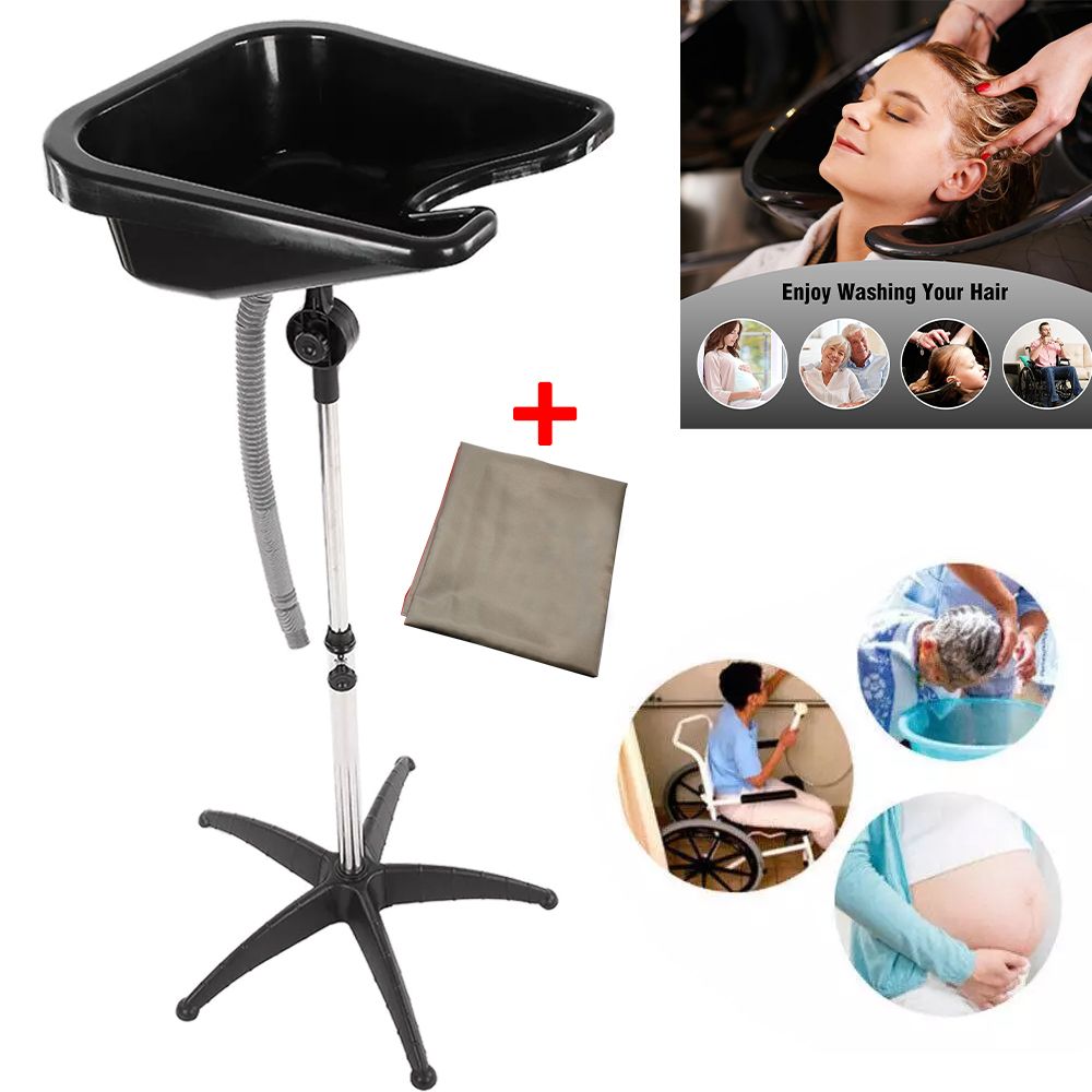 Portable Salon Mobile Hairdressing Washing Hair Basin Backwash Shampoo Bowl Sink