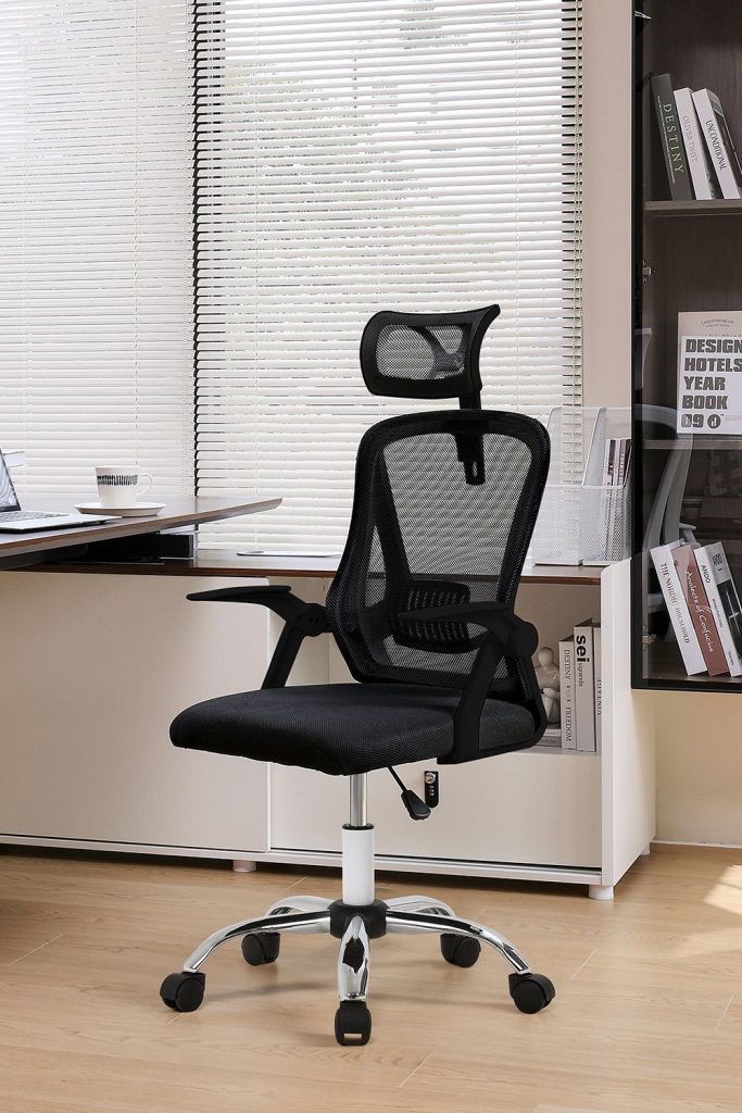 Swivel Office Chair with Headrest