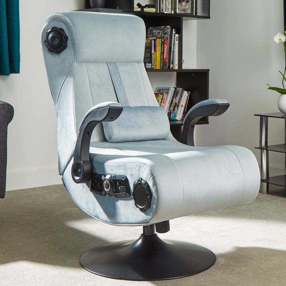Deluxe Console Gaming Chair Upholstered with 4.1 Surround Speakers