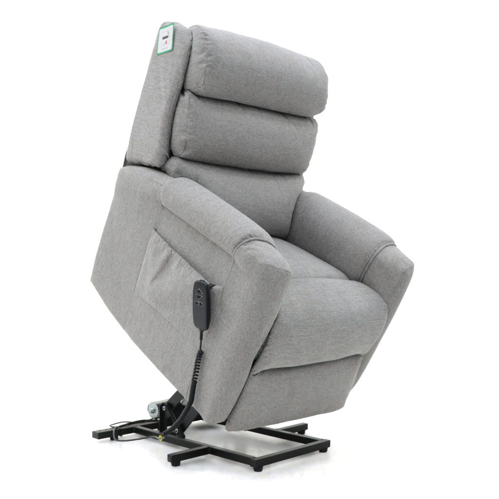 Burton Rise and Recline Armchair Electric Dual Motor Grey