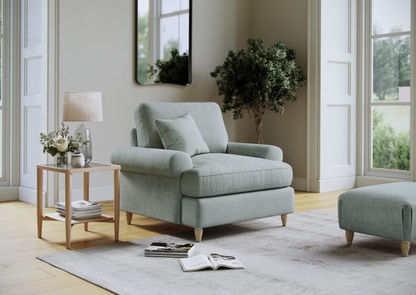 Beatrice Armchair Faro Aqua | Bed Sava