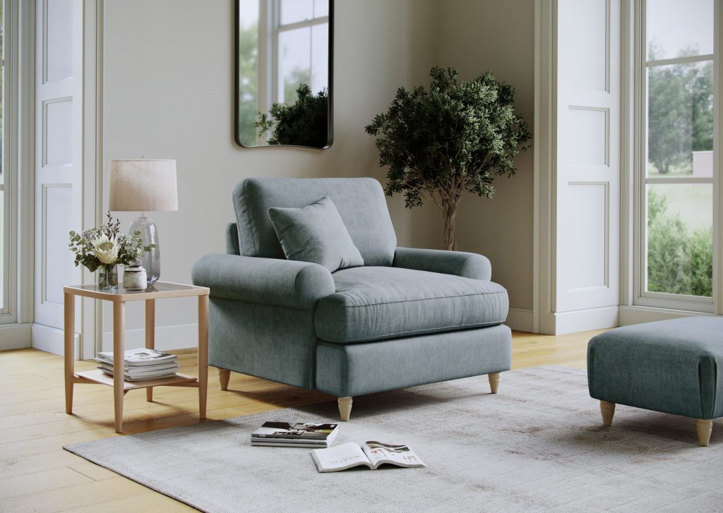 Beatrice Armchair Faro Denim