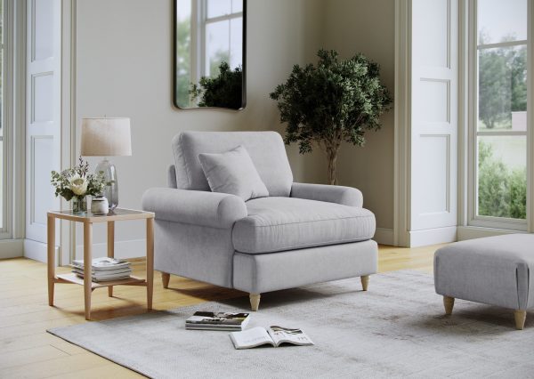 Beatrice Armchair Faro Ashen | Bed Sava