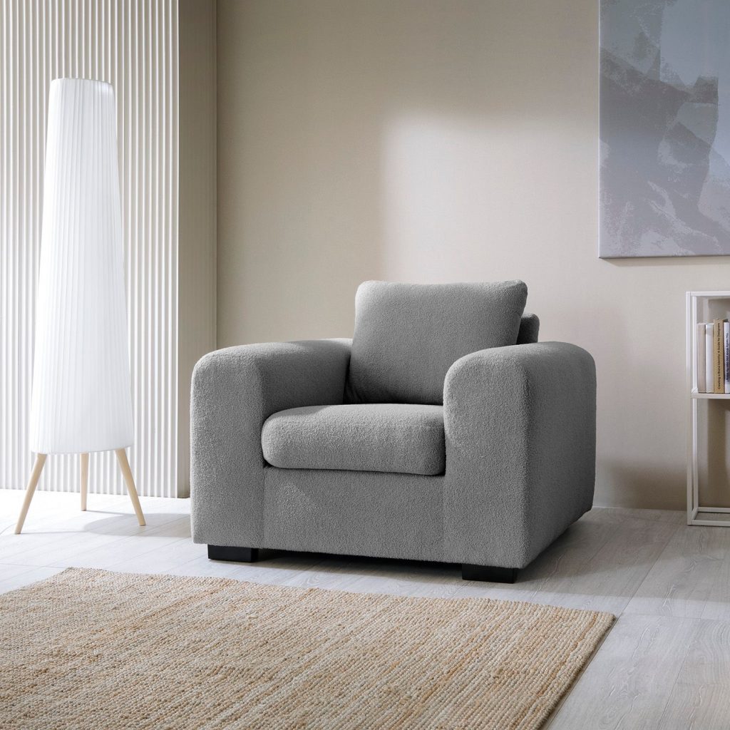 Boston Boucle Armchair Sofa 6 colours