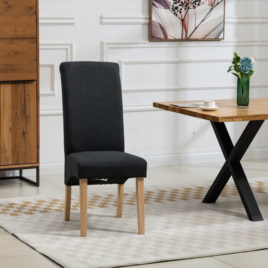 Rimini Fabric Dining Chairs - Set of 2