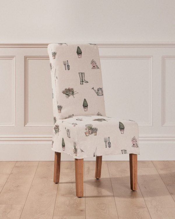 Set of 2 Riviera Loose Cover Kitchen Furniture Dining Room Chair  Country Living | Bed Sava