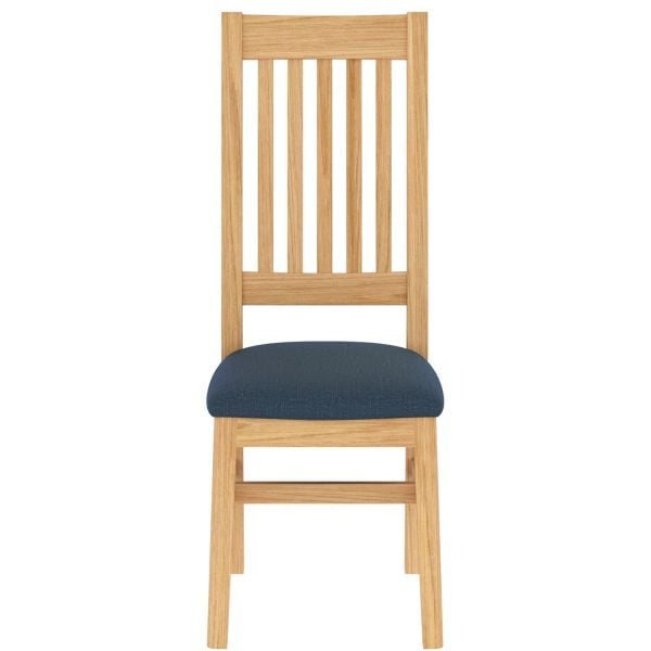 Pair of Keswick Oak Dining Chairs | Bed Sava