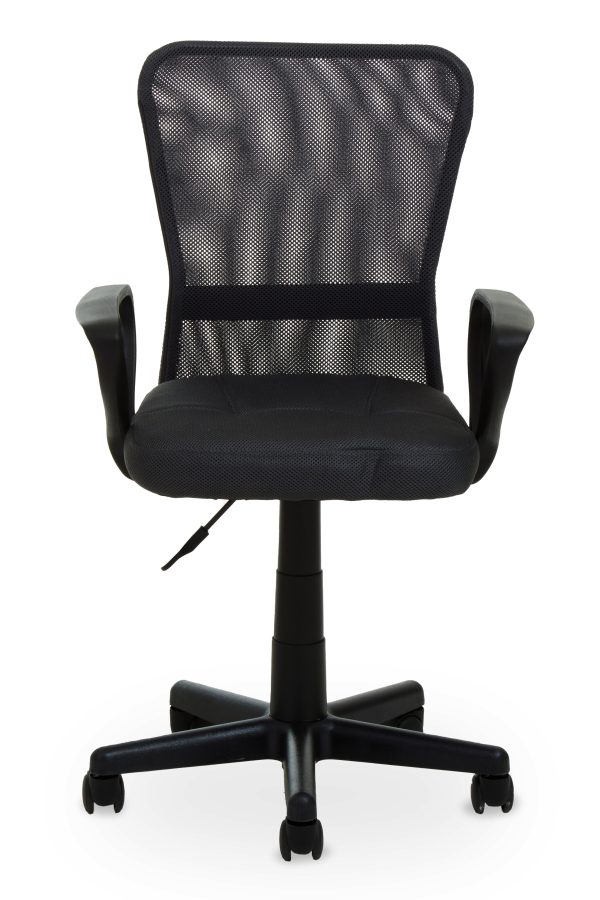Stratford Black Tapered Back Home Office Chair | Bed Sava