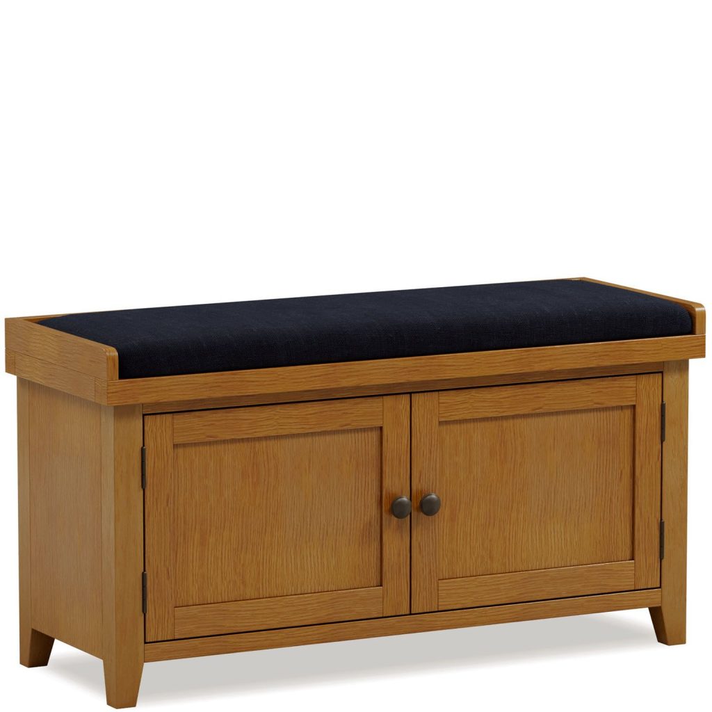 Elston Oak Storage Bench