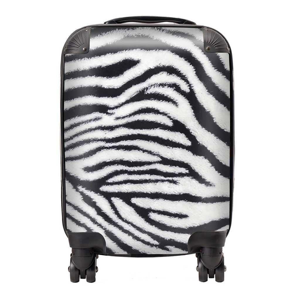Zebra Texture Pattern Suitcase | Bed Sava