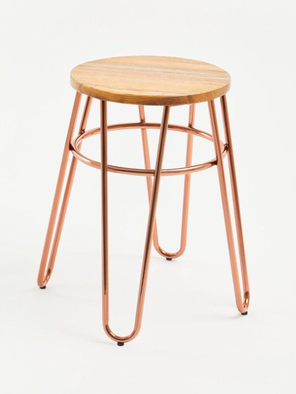 District Hairpin Stool | Bed Sava